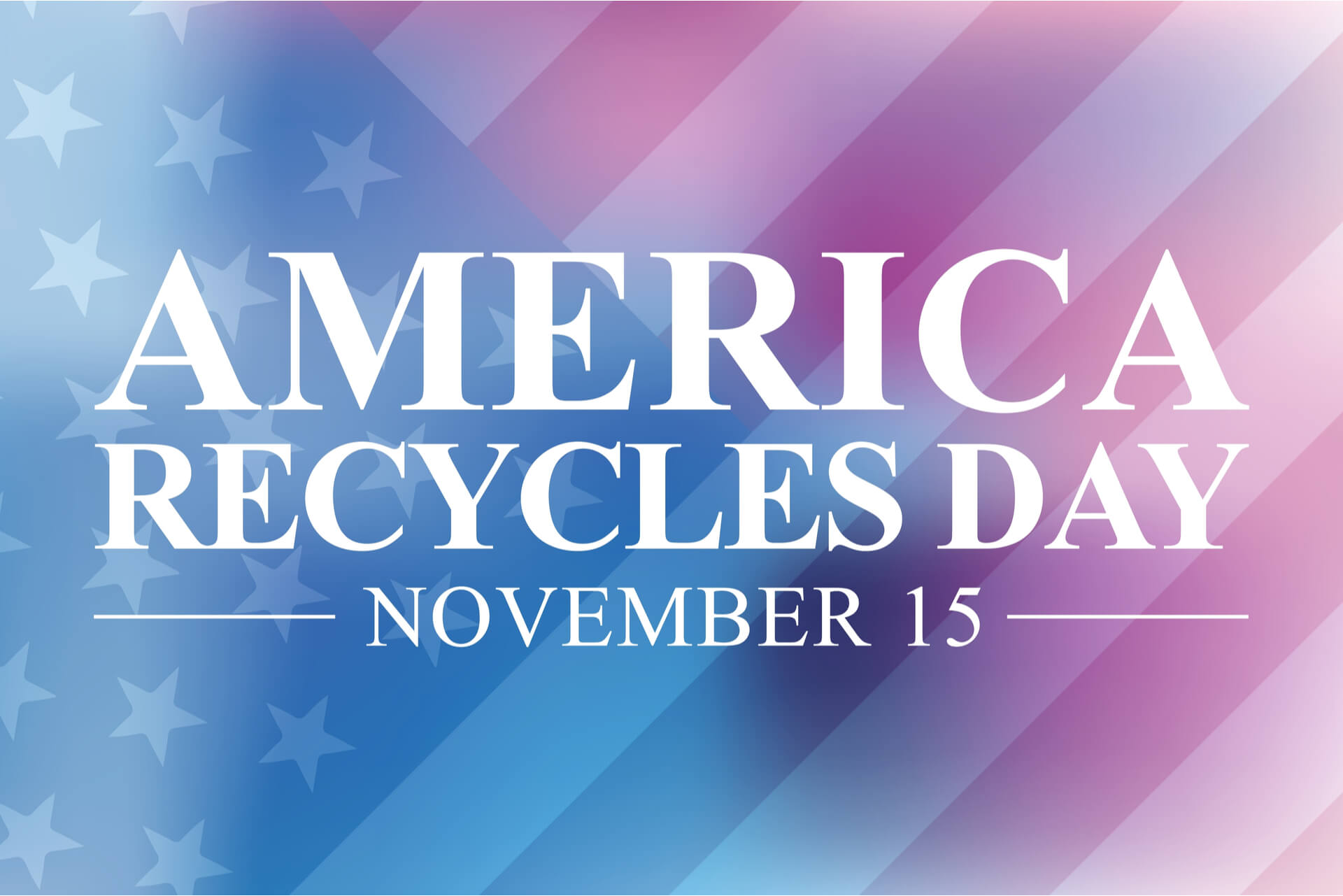 America Recycles Day Graphic